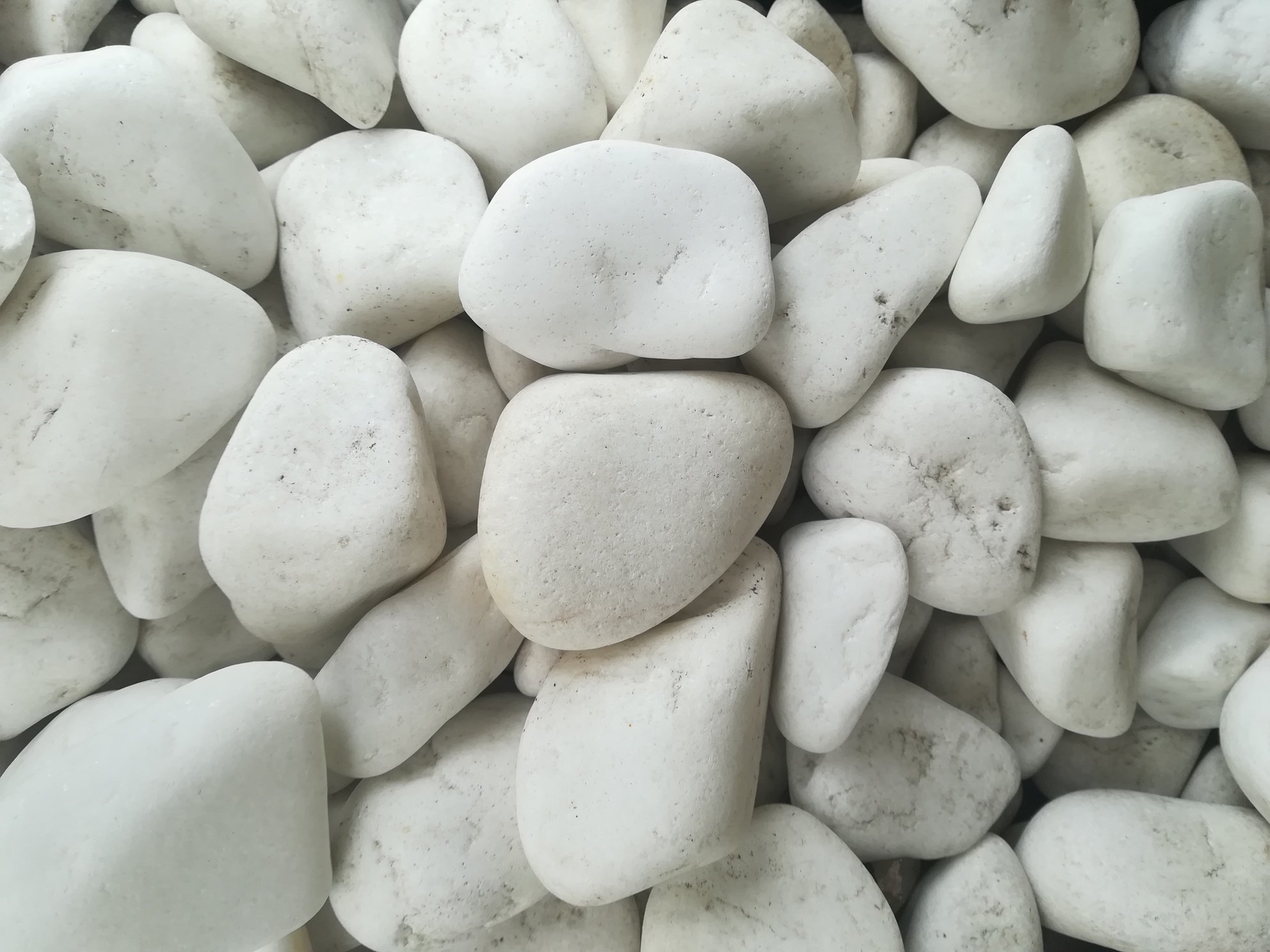 Close-Up Shot of White Stones